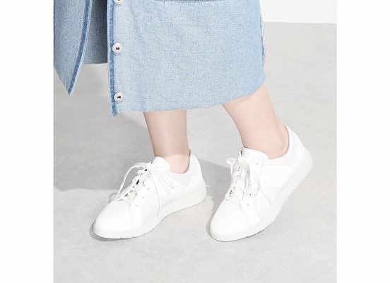 TOTAL MOTION LILLIE LAYERED SNEAKER 詳細画像 ホワイト　ECO 6