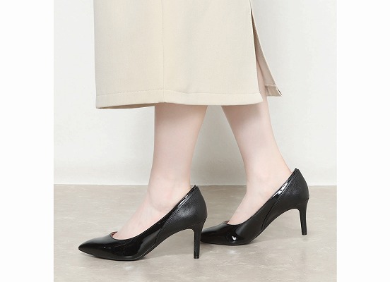 TOTAL MOTION 75MMPTH PIECE PUMP 詳細画像 ブラックパテント 6