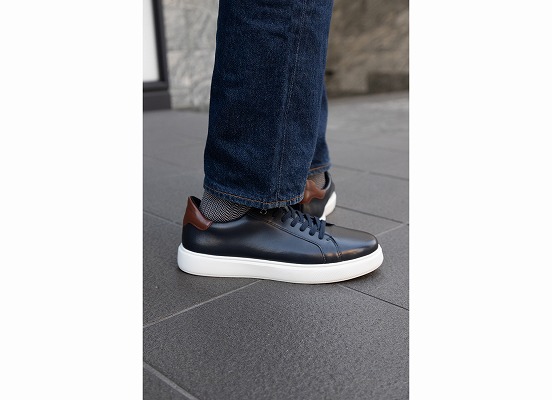 BEACON LIGHT STEP LACE TO TOE 詳細画像 ネイビー 11